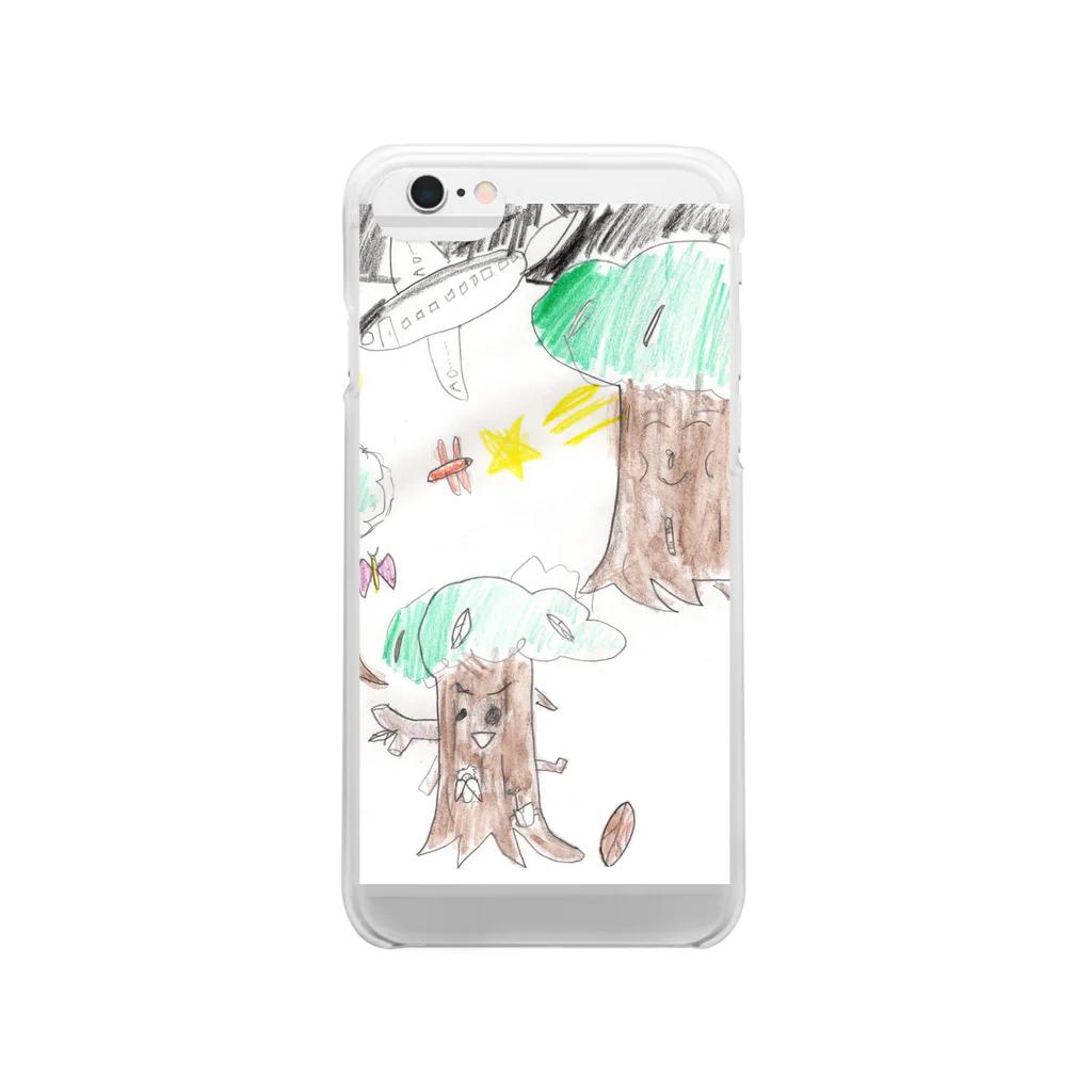 monolithの夏の夜の森 Clear Smartphone Case