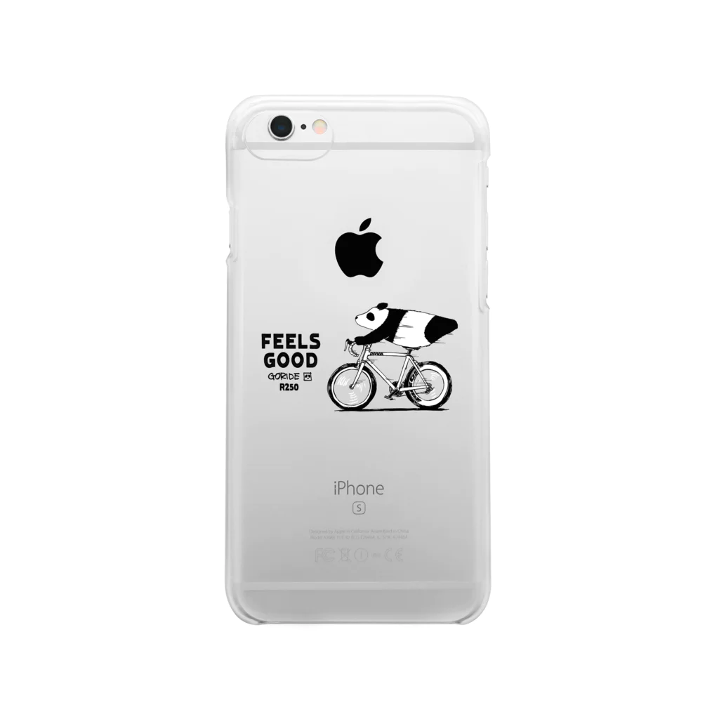 WORLDCYCLEのスーパーマンパンダ Clear Smartphone Case