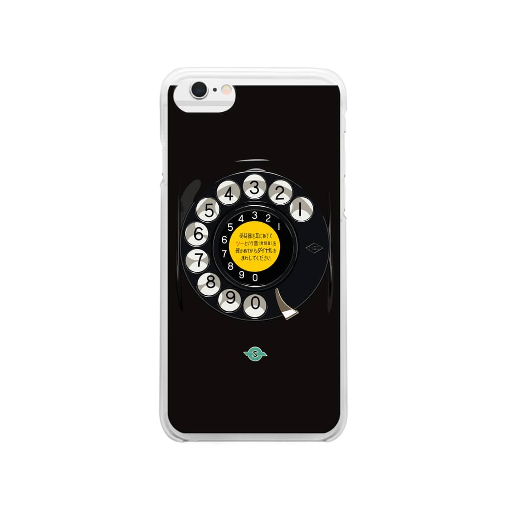 黒電話ダイヤル タカエリ Takaeri のクリアスマホケース Iphoneケース 通販 Suzuri スズリ 黒電話ダイヤル タカエリ Takaeri のクリアスマホケース Iphoneケース 通販 Suzuri スズリ