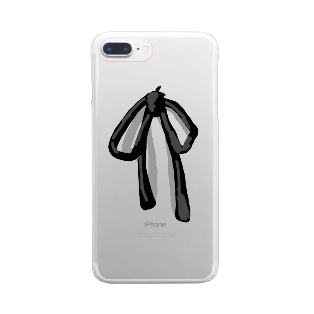 シンプルリボン ことかうさぎ Kotoka のクリアスマホケース Iphoneケース 通販 Suzuri スズリ