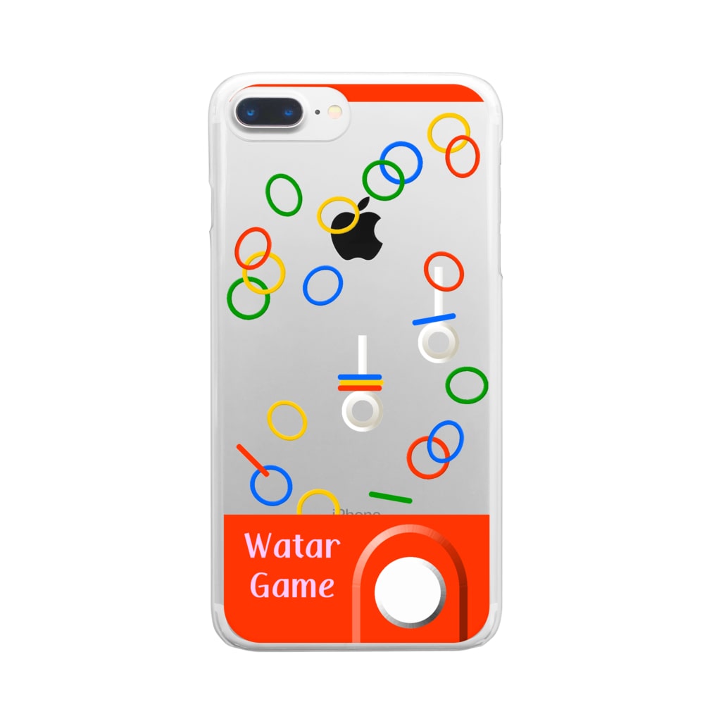 水中 輪投げ ゲーム スマホケース Clear Smartphone Cases Iphone By 雑貨番号2 Zakka2 Suzuri