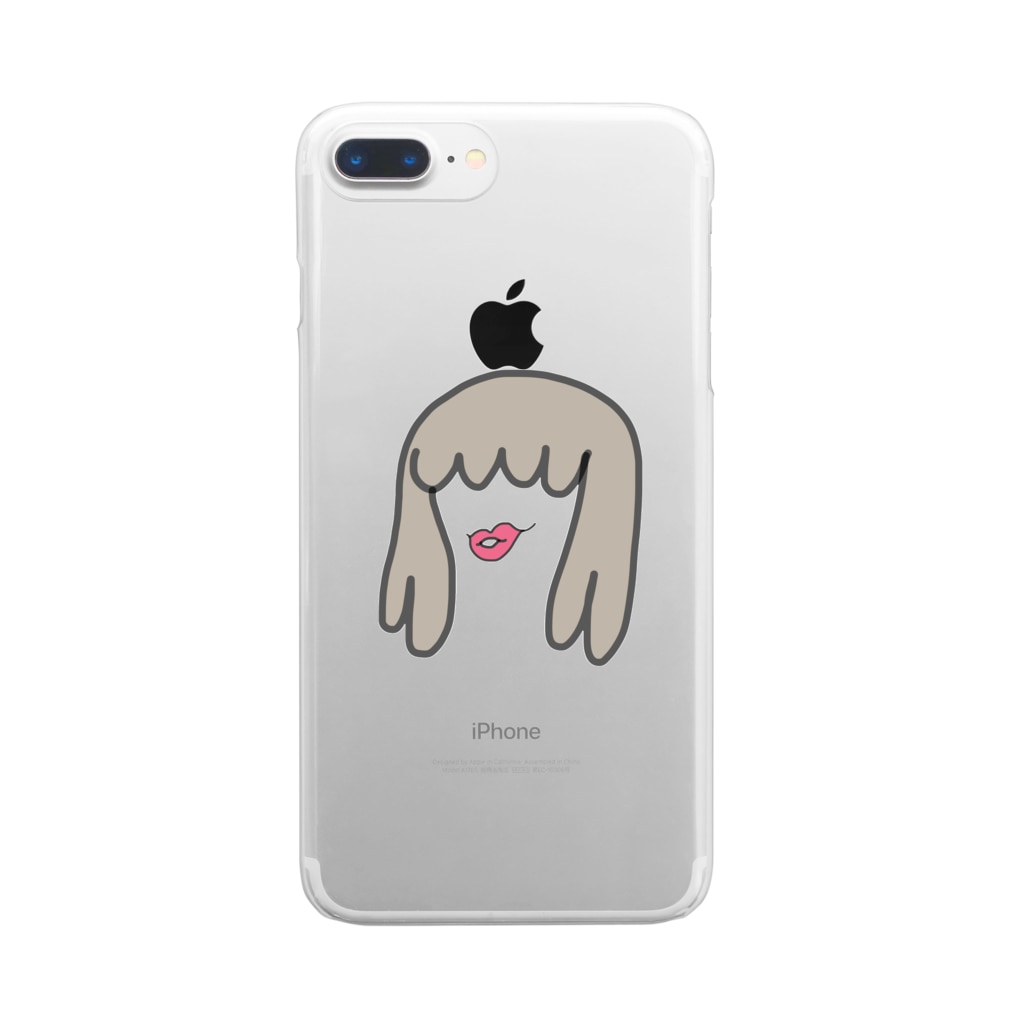 くちびるおばけの女の子 Mmeemmのクリアスマホケース Iphoneケース 通販 Suzuri スズリ くちびるおばけの女の子 Mmeemmのクリアスマホケース Iphoneケース 通販 Suzuri スズリ