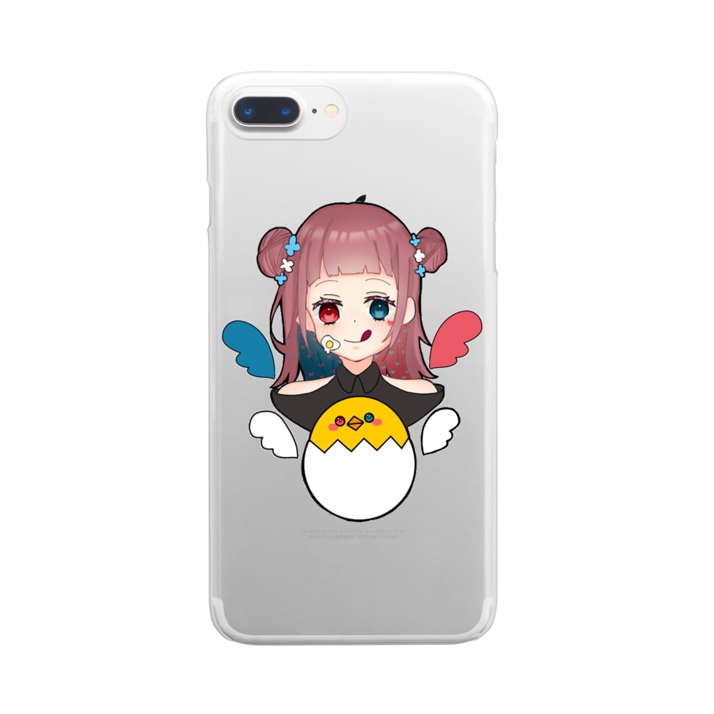 女の子 オリジナル たまご Tamago のクリアスマホケース Iphoneケース 通販 Suzuri スズリ