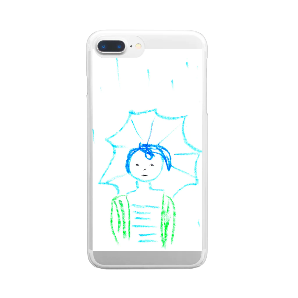 kentarococoのばか。雨の、ばか。 Clear Smartphone Case