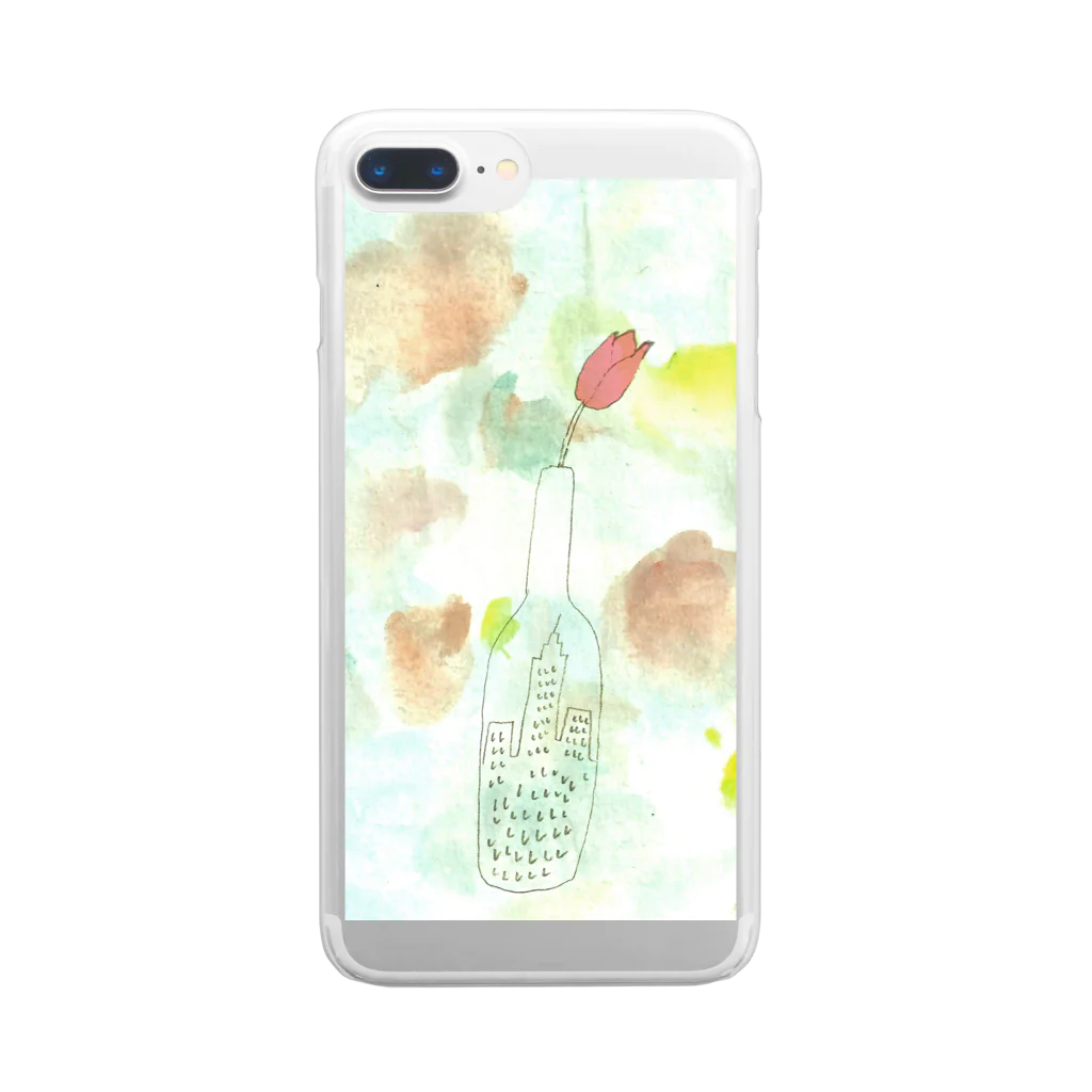 砂まみれの花が咲いた Clear Smartphone Case