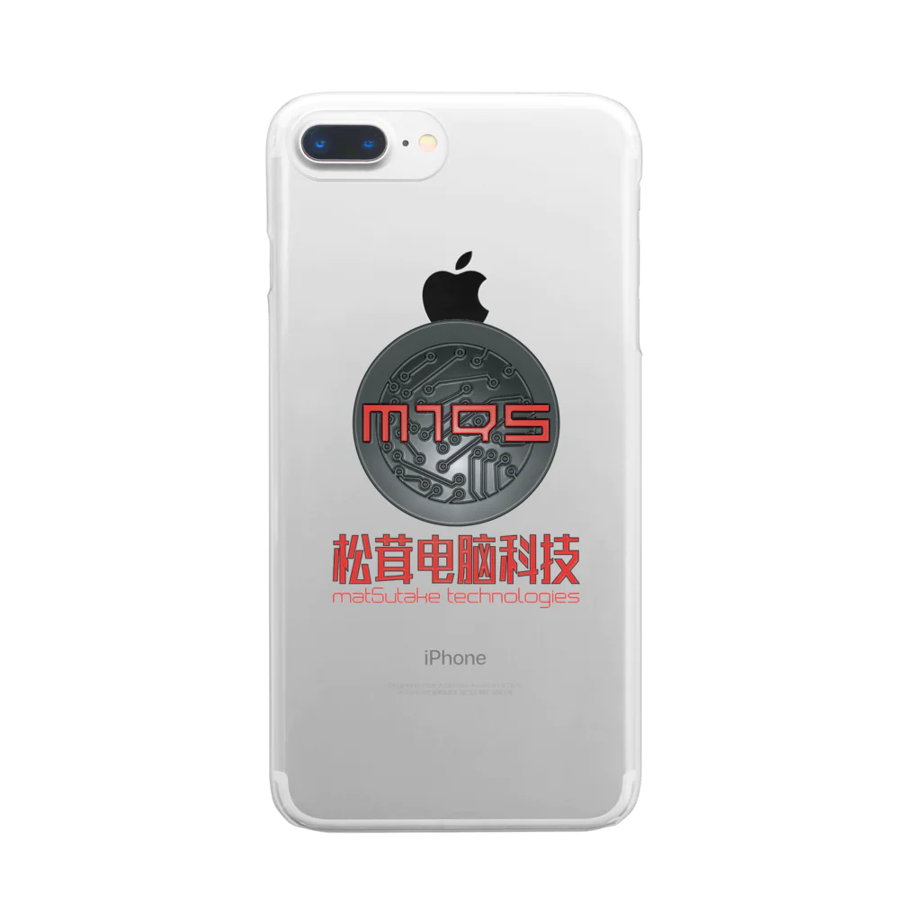 kntrのmatsutake-smartphone Clear Smartphone Case