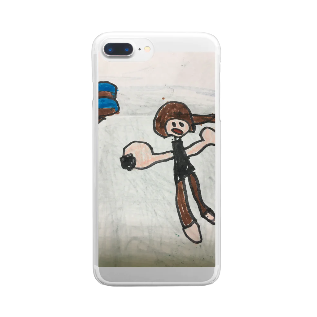 て"'らのおかあさんの絵 Clear Smartphone Case