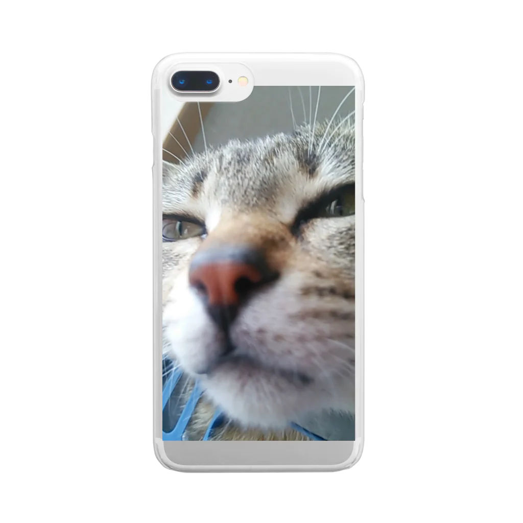 nyankodesuのニャンタですがなにか？ Clear Smartphone Case