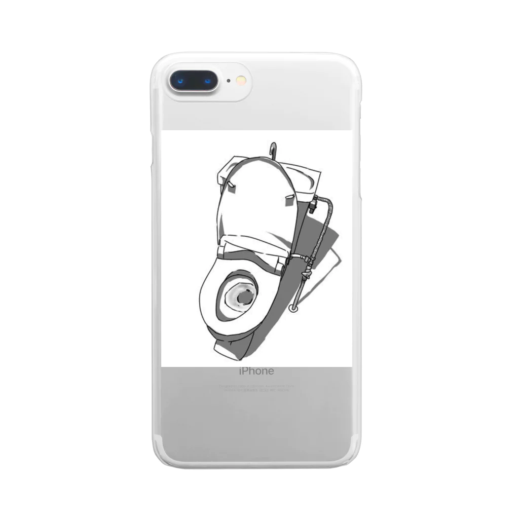 sakanonの便器 Clear Smartphone Case