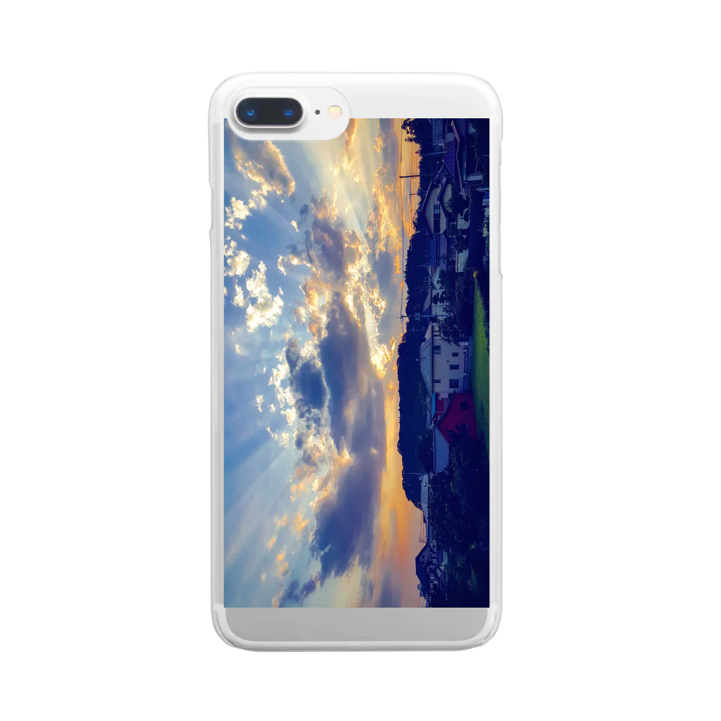 higemaru shopの空２ Clear Smartphone Case