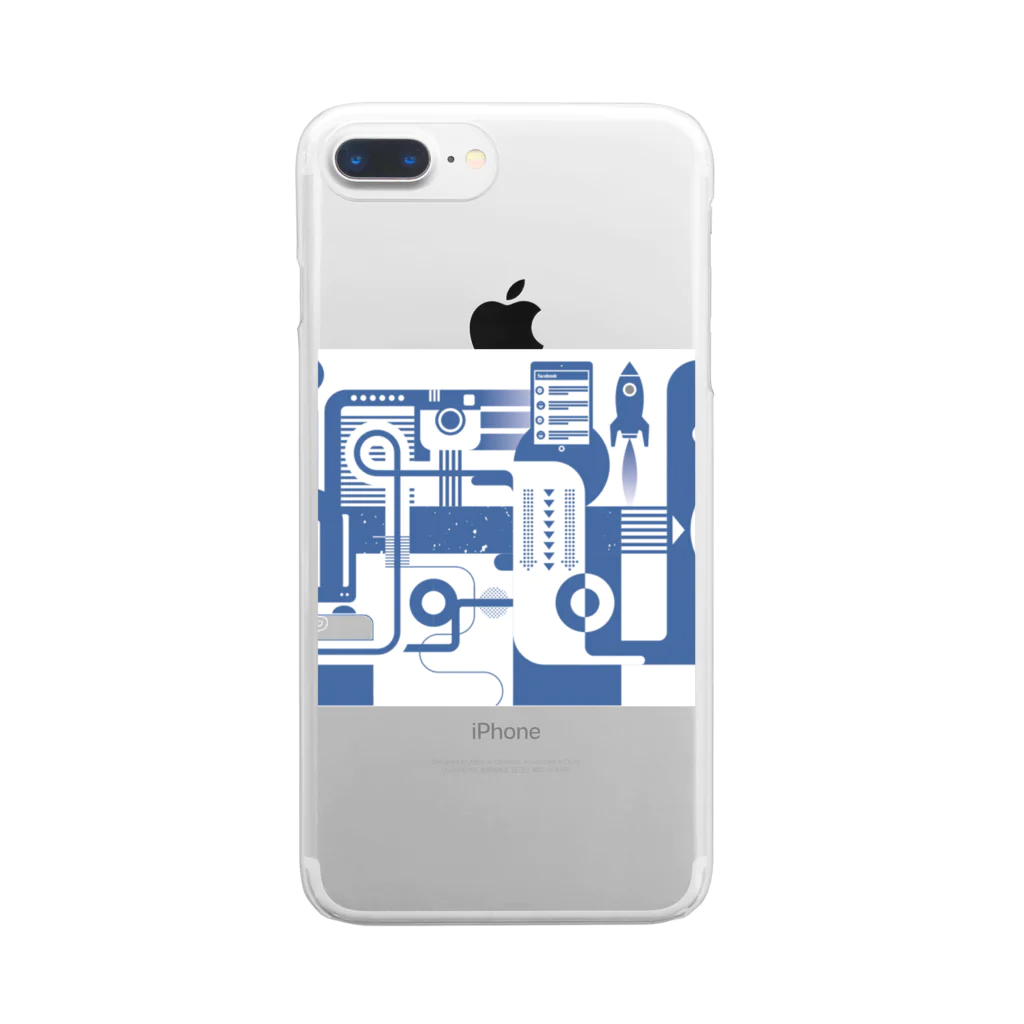 2step_by_Jrの未来 Clear Smartphone Case
