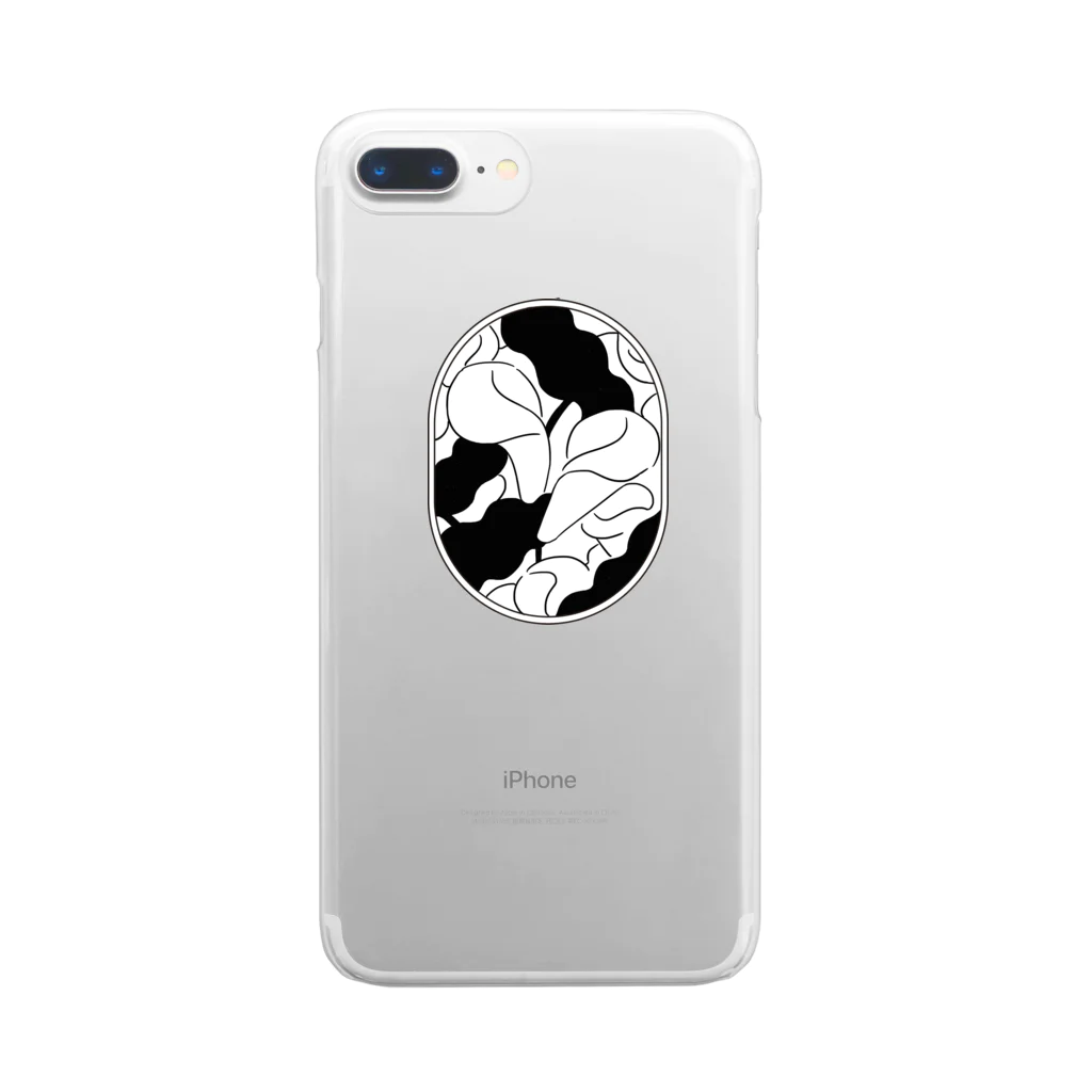 naoの海芋 Clear Smartphone Case