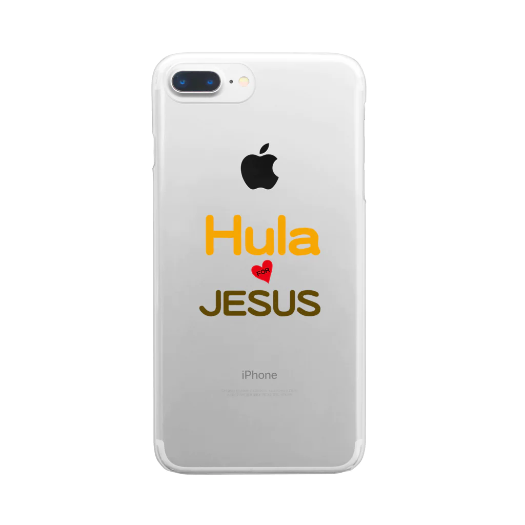 alohacanaのGOSPEL HULA Clear Smartphone Case