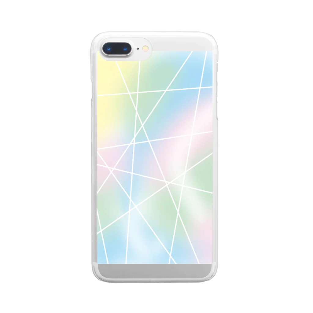 meimeimeitanのパステル Clear Smartphone Case