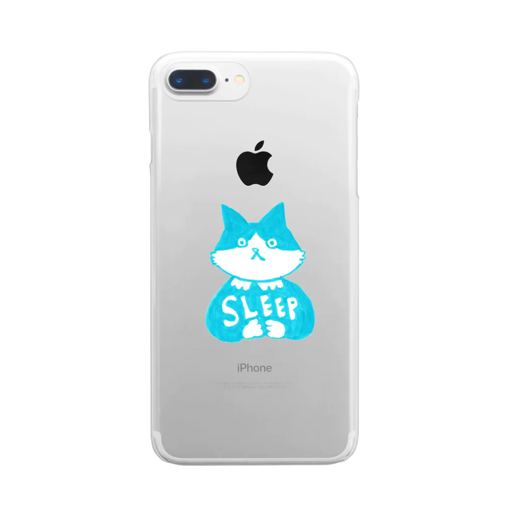 vagの末広さん「SLEEP」 Clear Smartphone Case