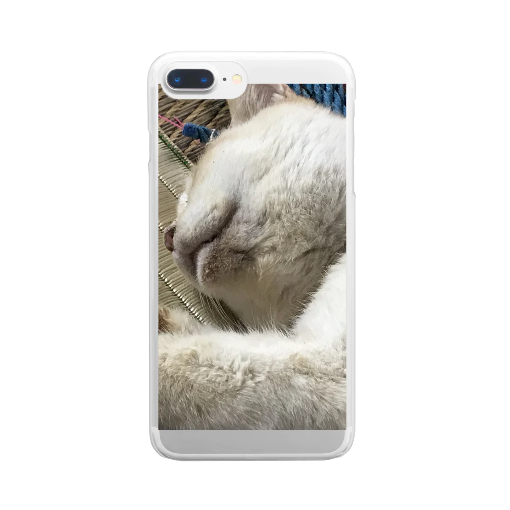 🐈吉田 拓郎🐈のミルクのアイテム Clear Smartphone Case