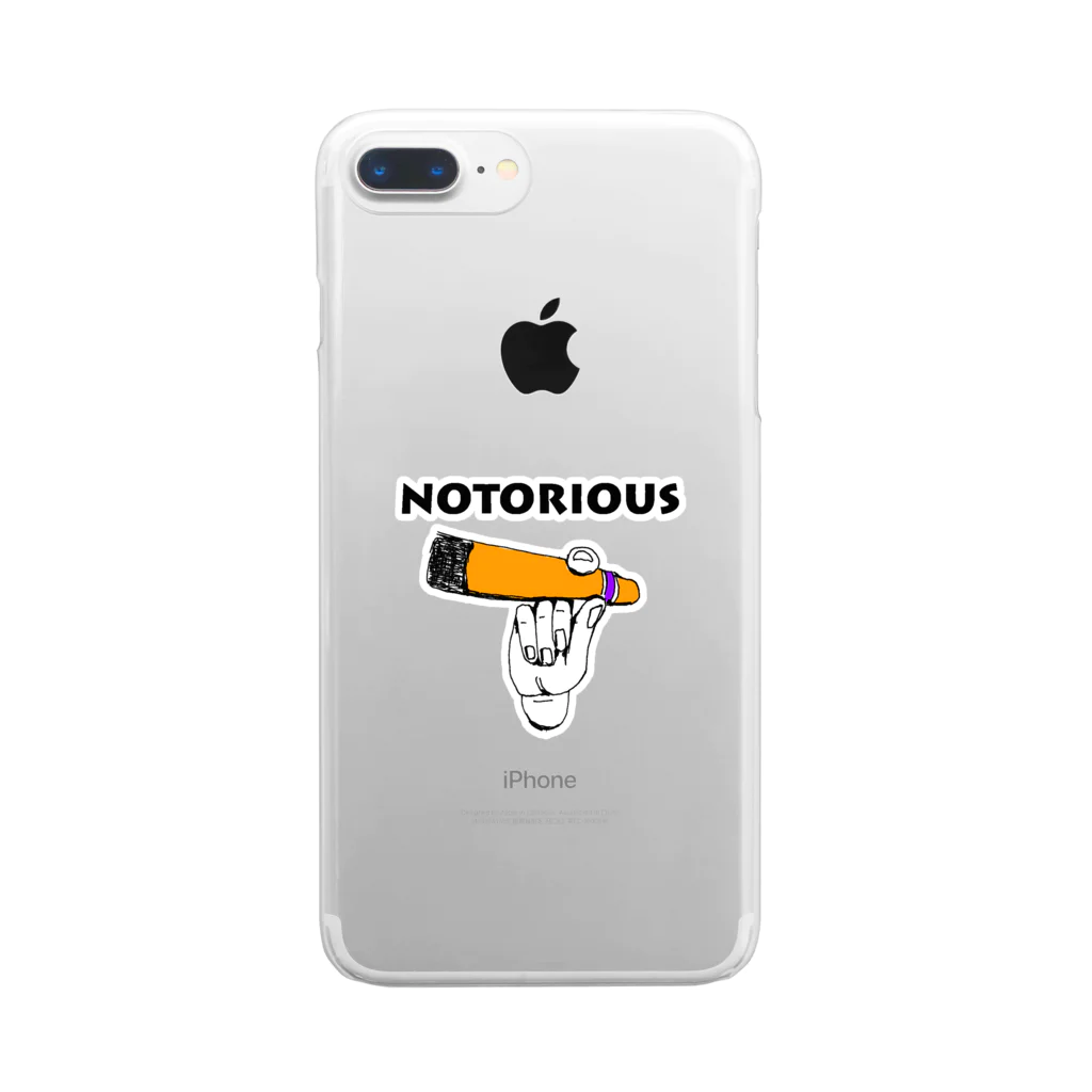 NIKORASU GOのNOTORIOUS Clear Smartphone Case