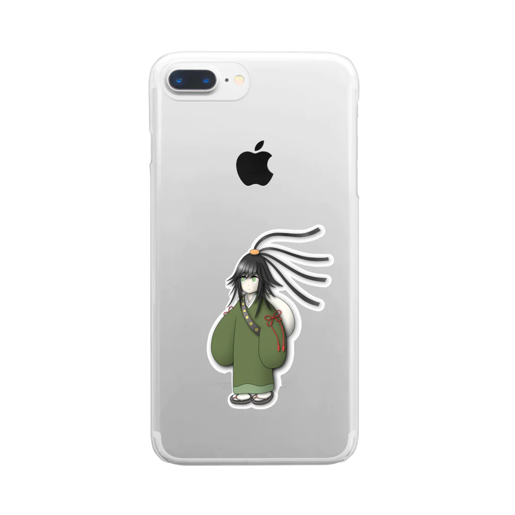 風詠物語の松ヶ崎さん Clear Smartphone Case