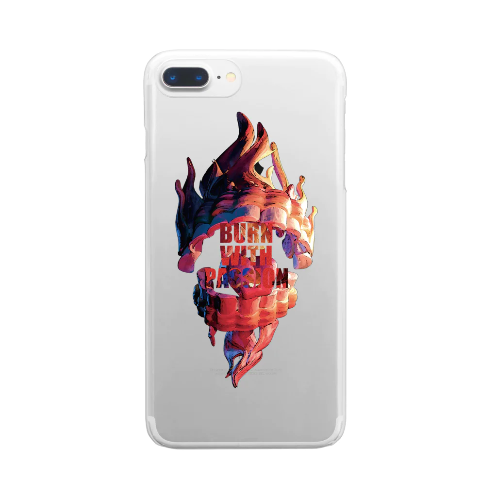 NamaのBURN WITH PASSION Clear Smartphone Case