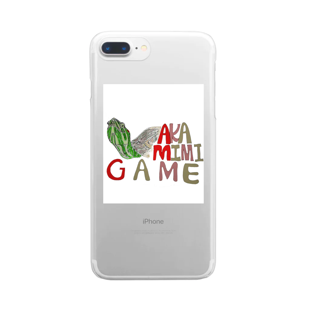 ぶーちのAKAMIMIGAME Clear Smartphone Case