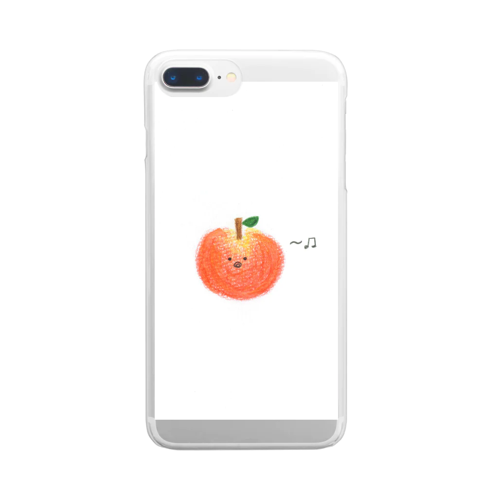kinakohiyoriのりんごsingers Clear Smartphone Case