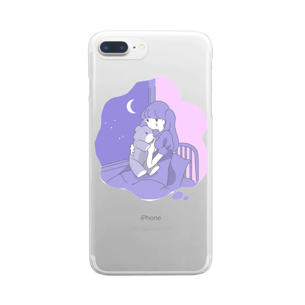 ヱの子のくま🐻 Clear Smartphone Case