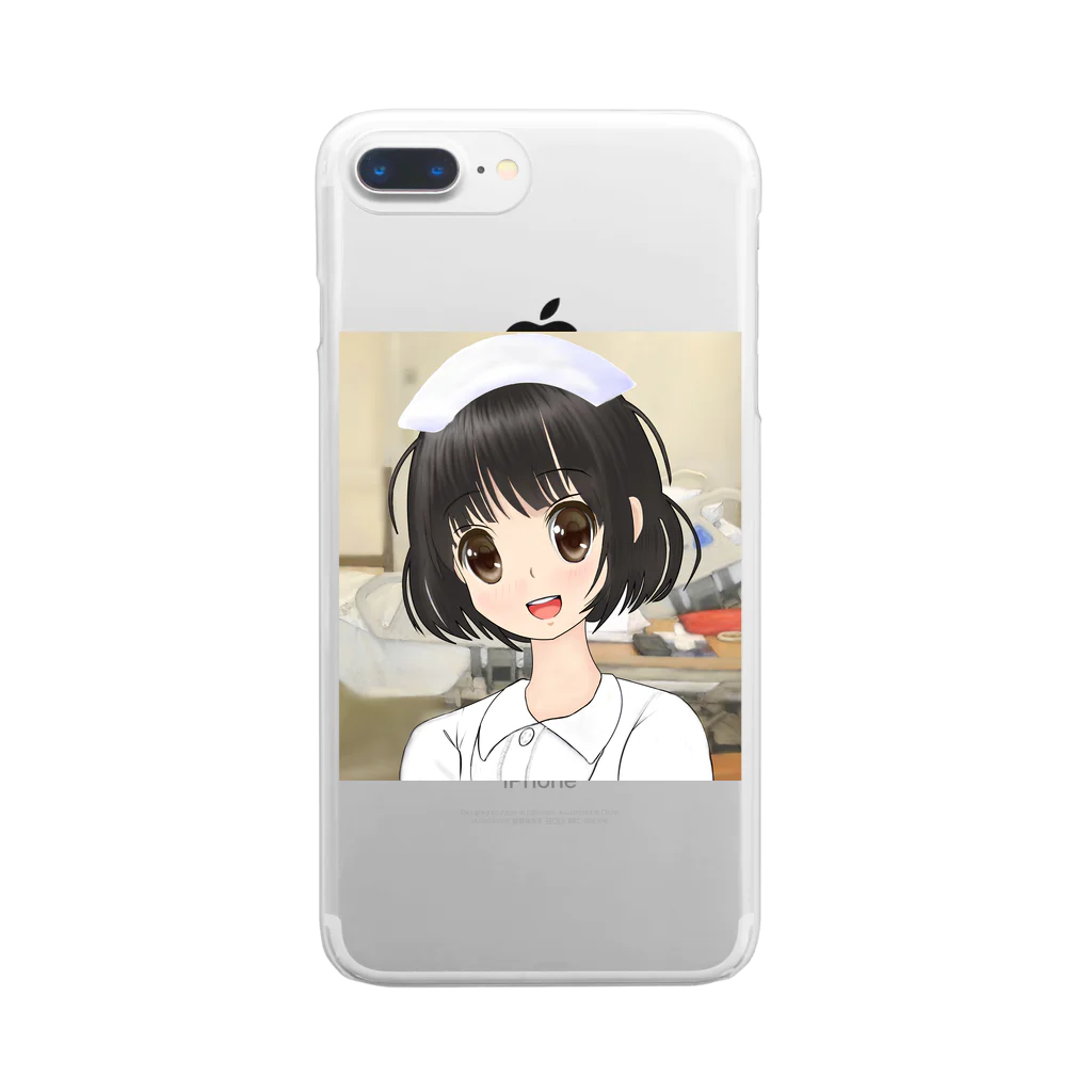 げーむやかんの病棟女性看護師 Clear Smartphone Case