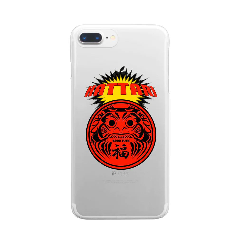 KING-COBRAのHATTARI Clear Smartphone Case