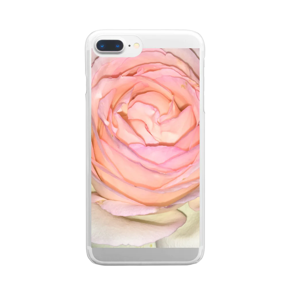 綾四季の綾四季／花002 Clear Smartphone Case