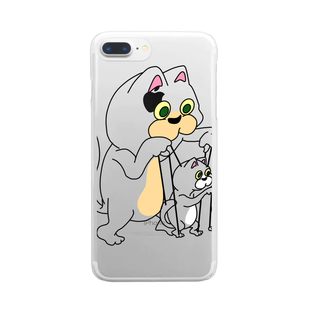 tororomuseumの強大な力 Clear Smartphone Case