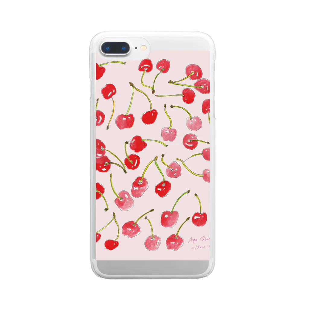 niimi ayaのcherry_merry Clear Smartphone Case