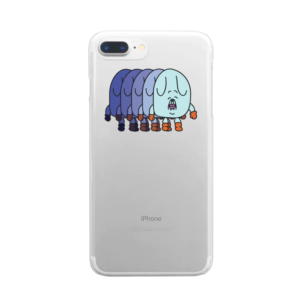 saunacoolminiのイヌマン帰宅 Clear Smartphone Case