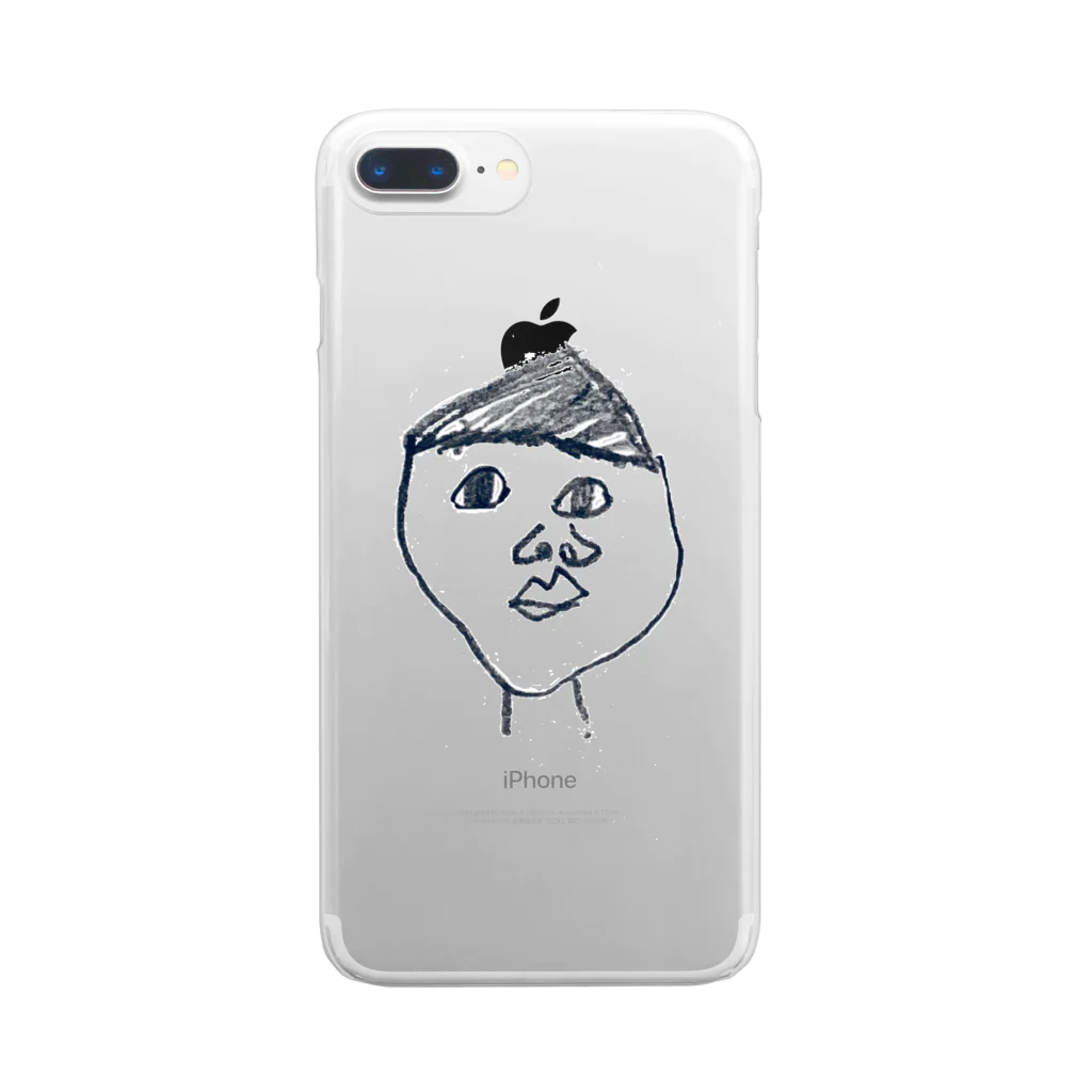 S artclubのpapa Clear Smartphone Case