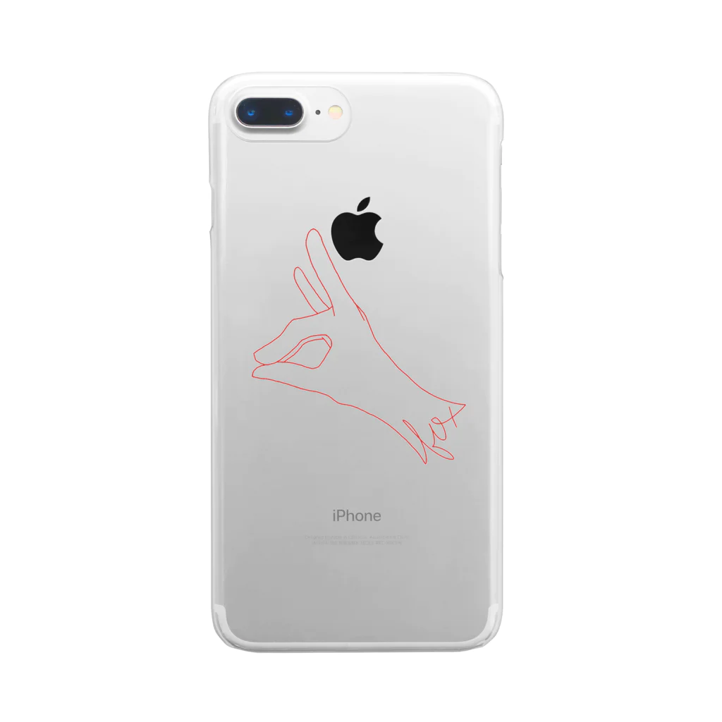 IsanousのFox by Fingers Clear Smartphone Case