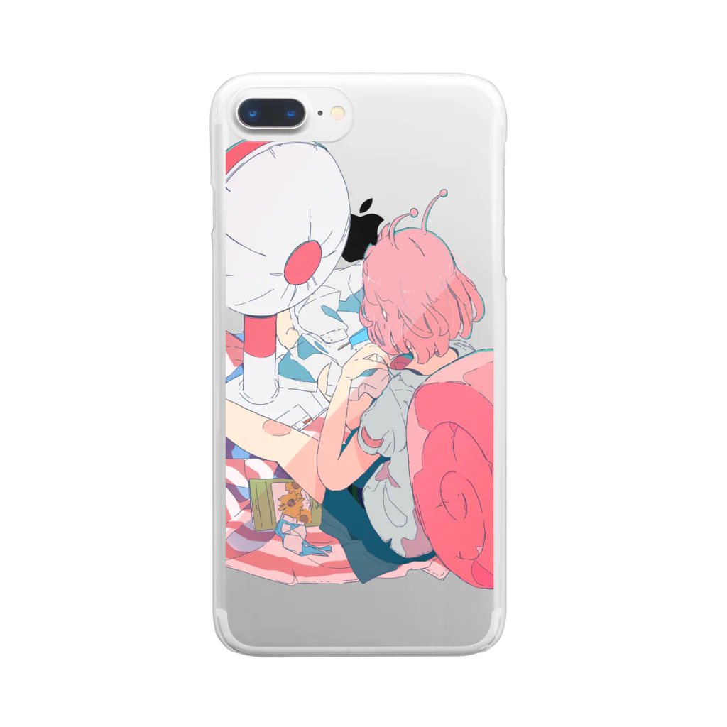 Ujico*/Snail’s HouseのL'été2 Clear Smartphone Case