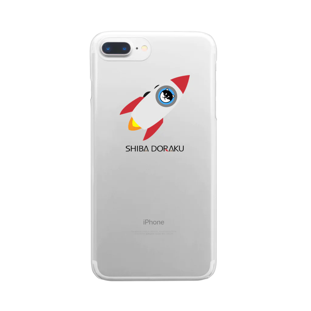 柴道楽のSHIBADORAKU ROCKET Clear Smartphone Case