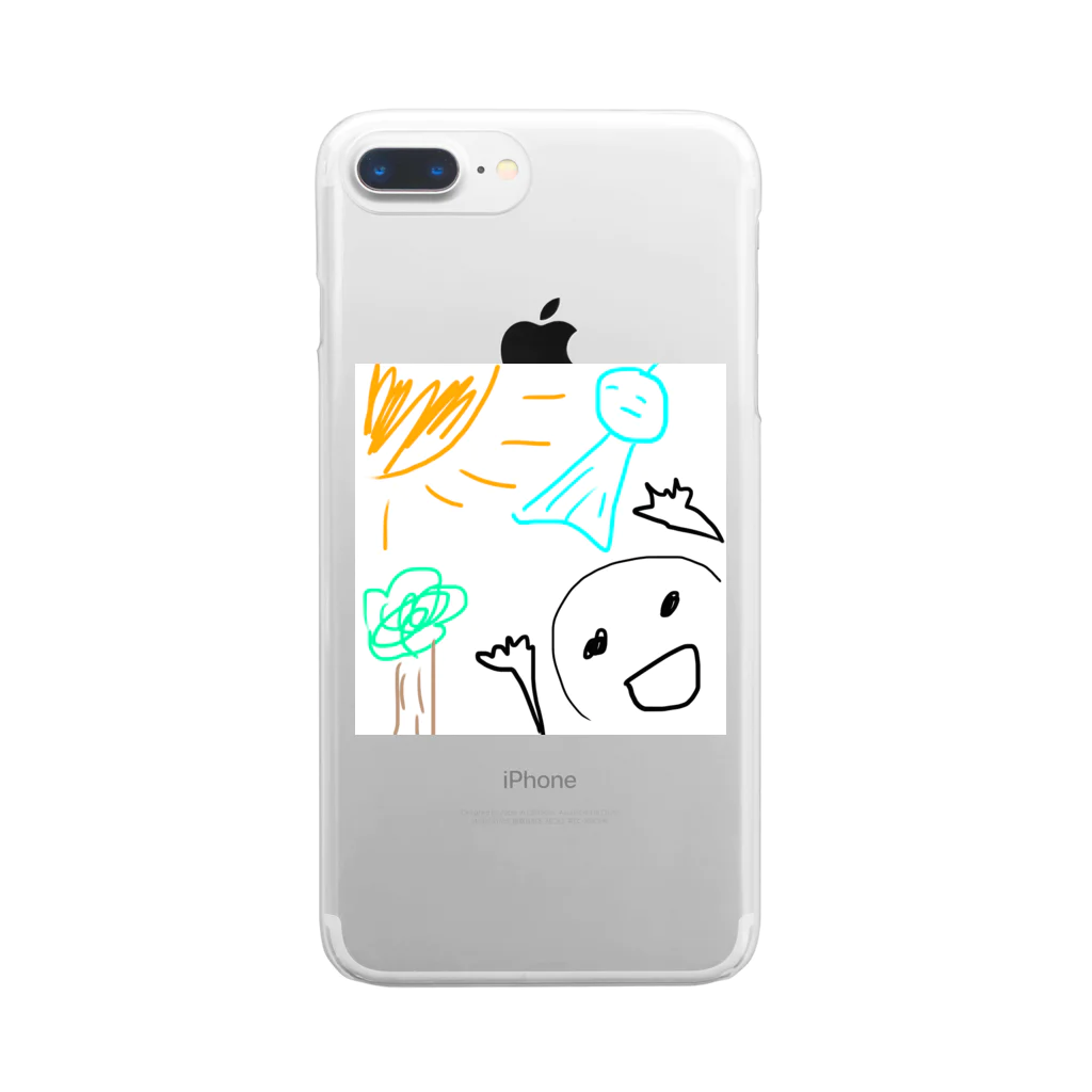 rin's shopの晴れの日 Clear Smartphone Case