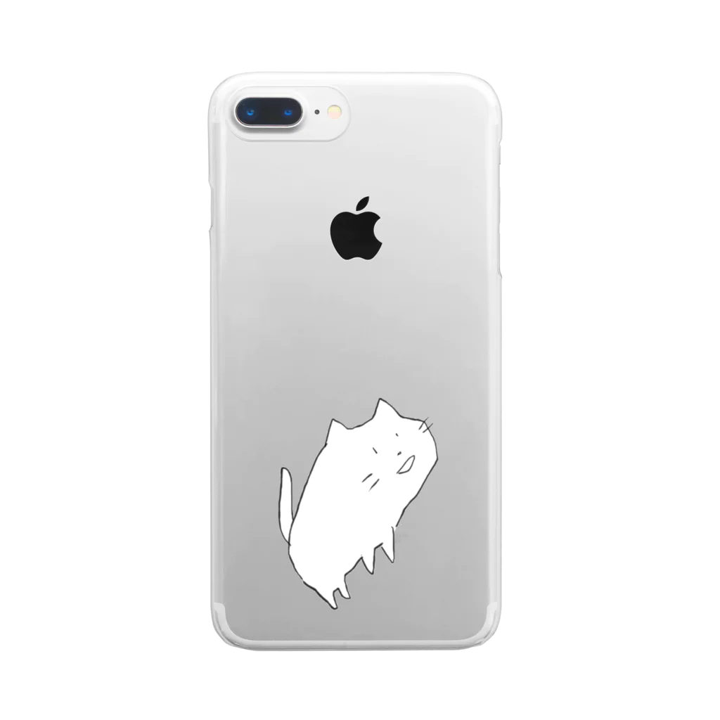 切香のねこ Clear Smartphone Case