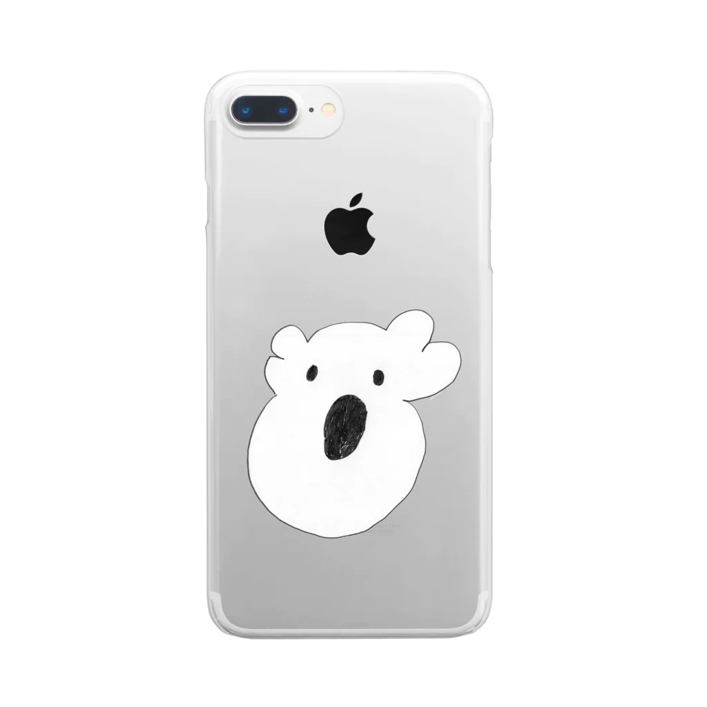 KOALA_YAのコアラさんLINEDRAW Clear Smartphone Case