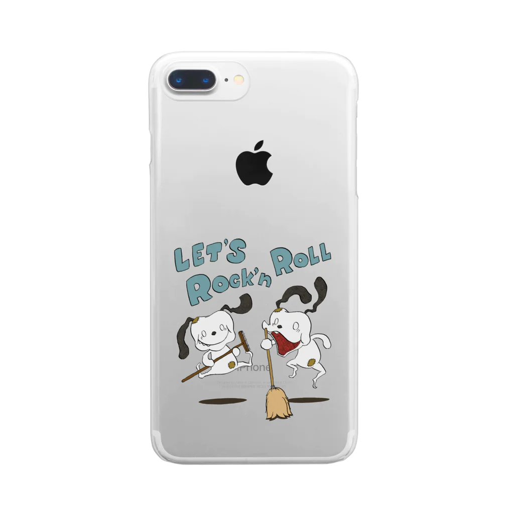 HOLHO SHOPのLET'S Rockn' Roll !! Clear Smartphone Case