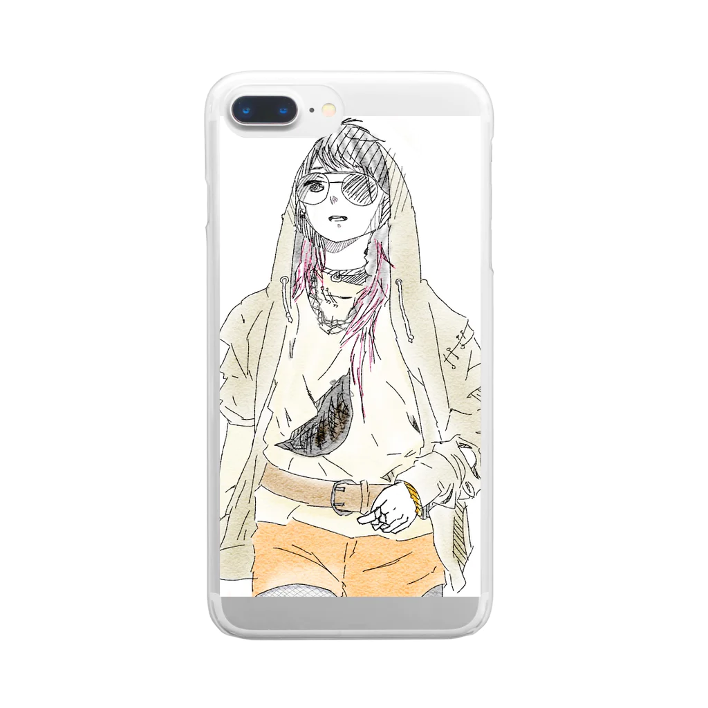 最中のインテリヤクザ Clear Smartphone Case