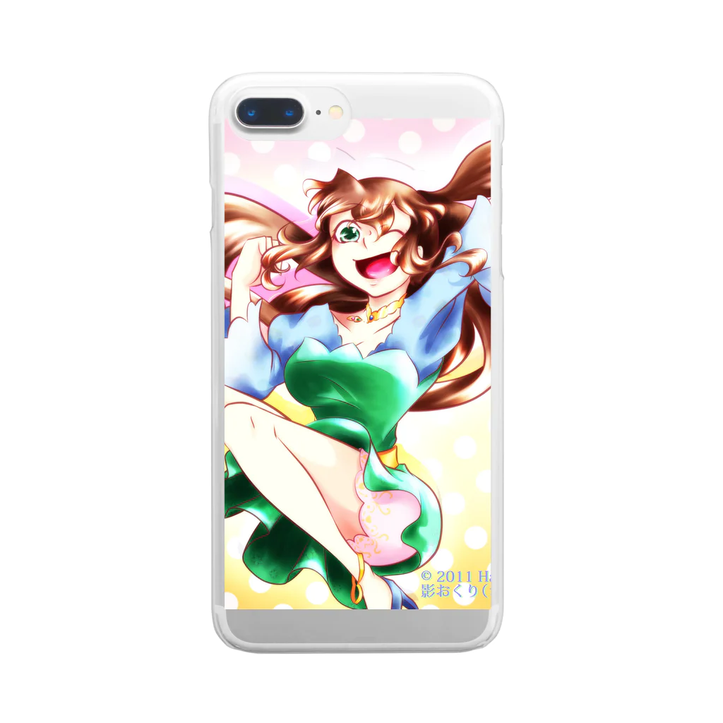 桜さつき と 神楽鈴の2011年アイコン　エバ Clear Smartphone Case