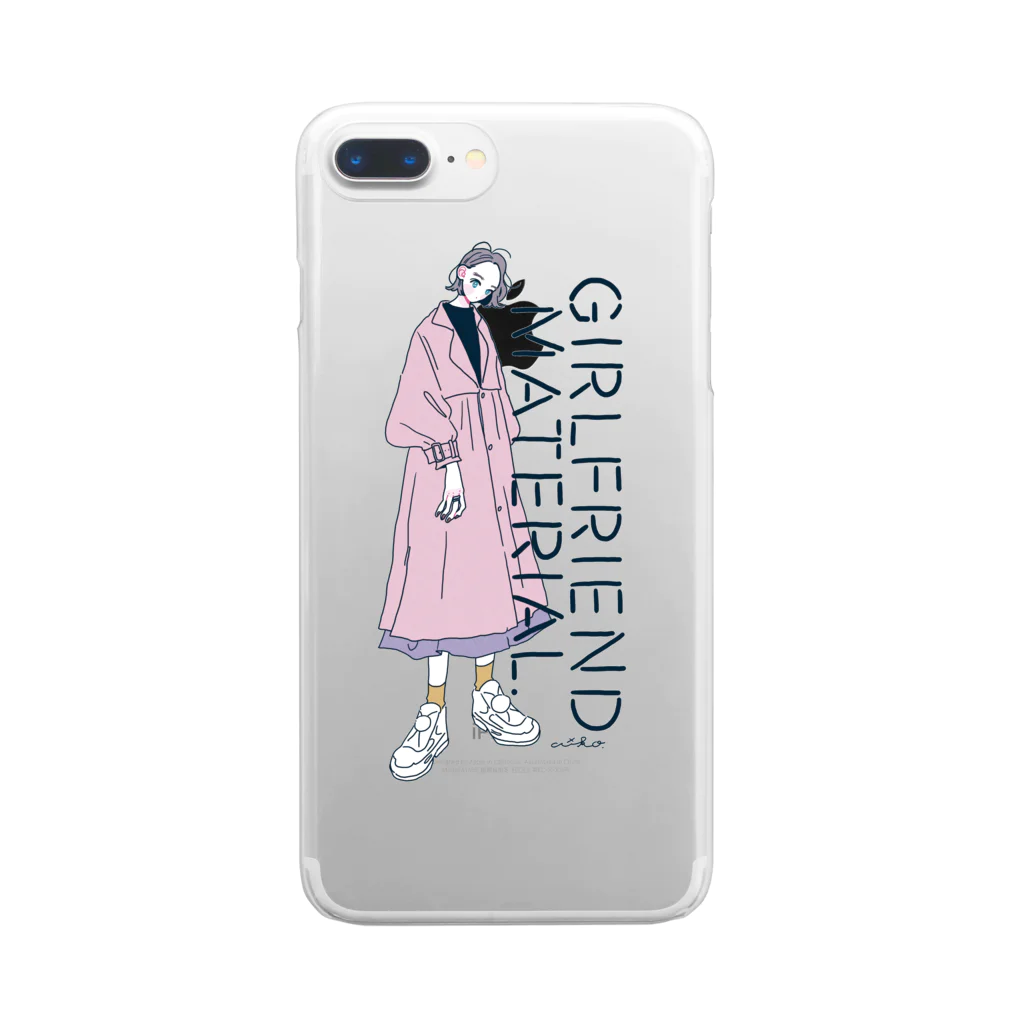 あい子のGIRLFRIEND MATERIAL Clear Smartphone Case