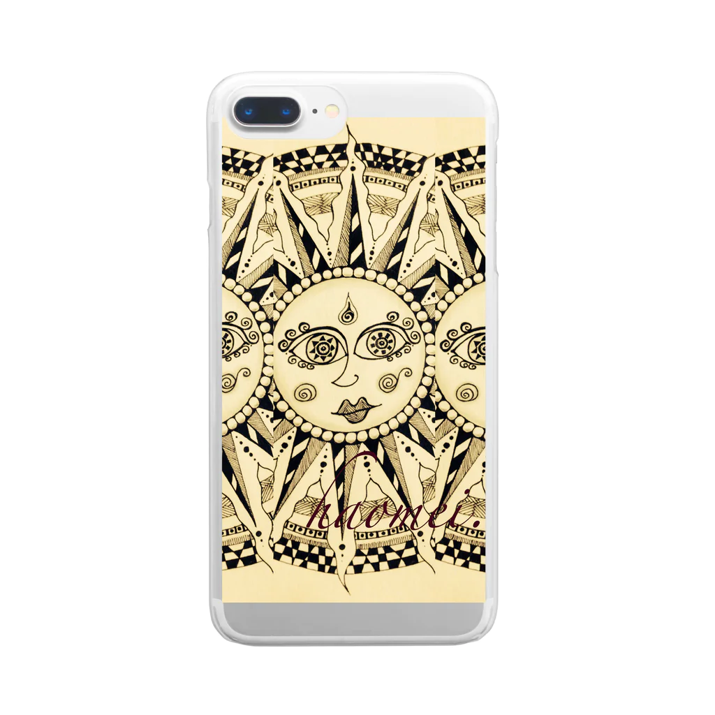 haomei.artのSUN☀️SUN☀️SUN Clear Smartphone Case