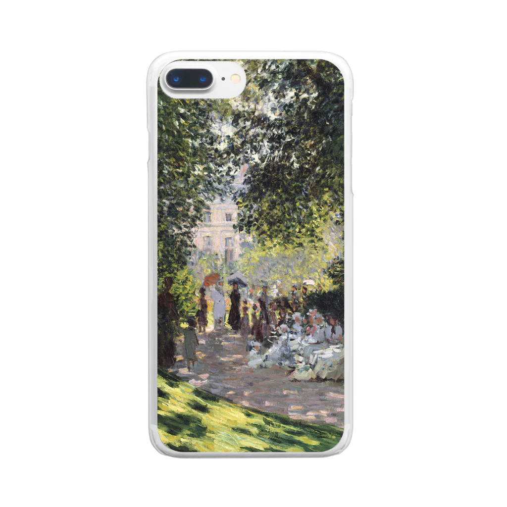 SONOTENI-ARTの004-015　クロード・モネ　『モンソー公園』　クリア　スマホケース　iPhone 8Plus/7Plus/6sPlus/6Plus専用デザイン　CC6 クリアスマホケース