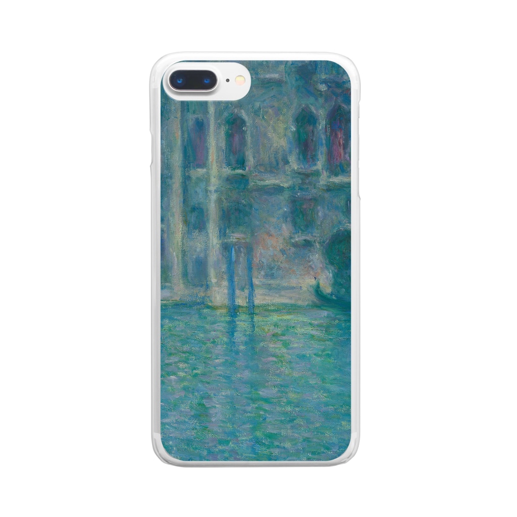 SONOTENI-ARTの004-035　クロード・モネ　『Palazzo da Mula, Venice』　クリア　スマホケース　iPhone 8Plus/7Plus/6sPlus/6Plus専用デザイン　CC6 Clear Smartphone Case