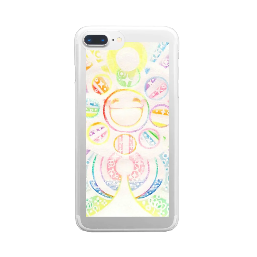 絵本作家－國重奈穂のお店の絵描き－國重 奈穂－4 Clear Smartphone Case