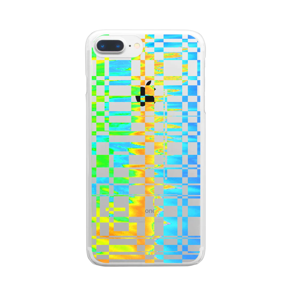 Kazumichi Otsubo's Souvenir departmentのGridplay bright 01 Clear Smartphone Case