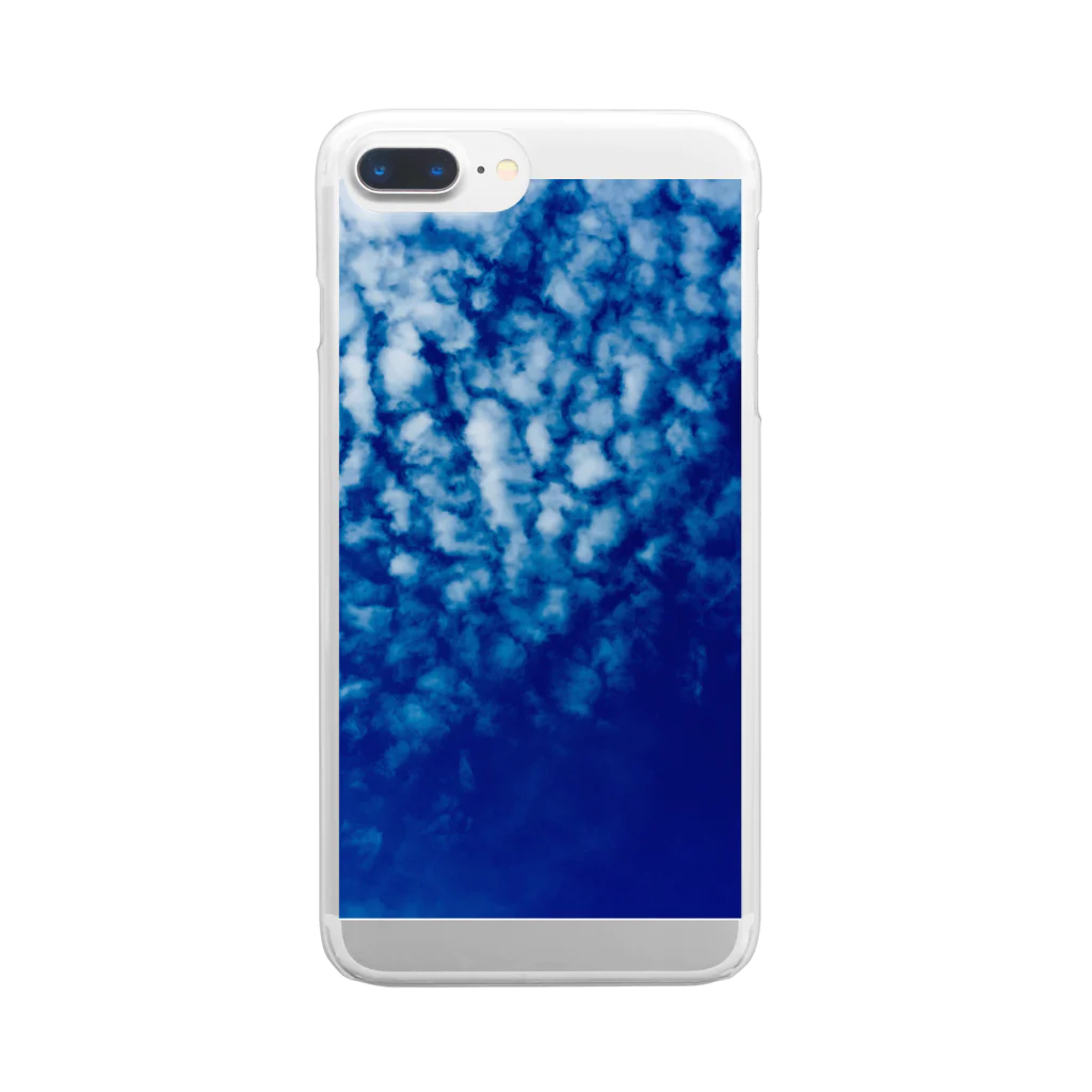 Una Villa Shopの都会の秋空 Clear Smartphone Case