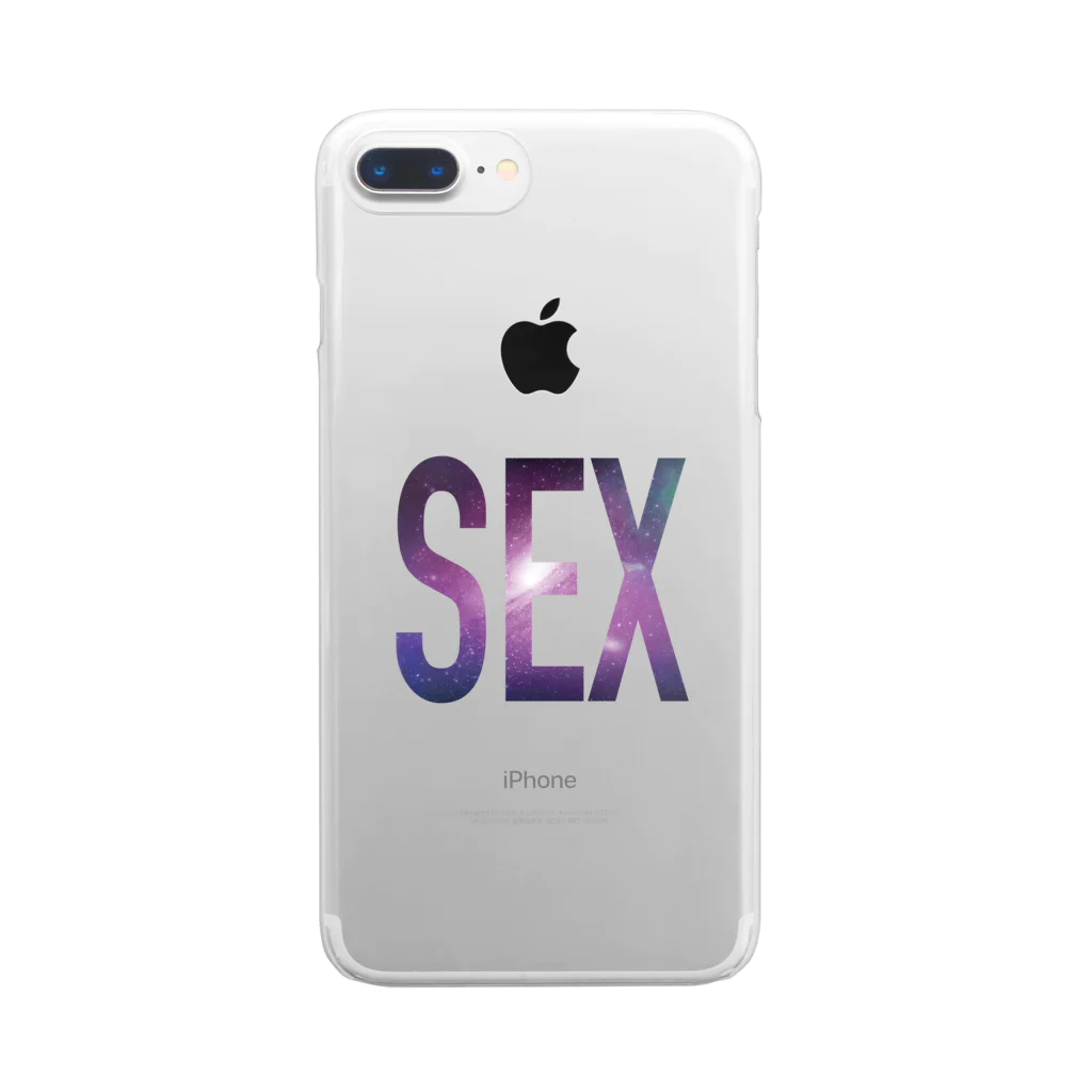 SEX Clear Smartphone Cases (iPhone) by 下ネタショップ『下品堂』 ( shimoshimoTshirt ) ∞  SUZURI